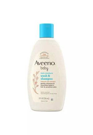 Aveeno Baby Daily Moisture Wash & Shampoo 236ml